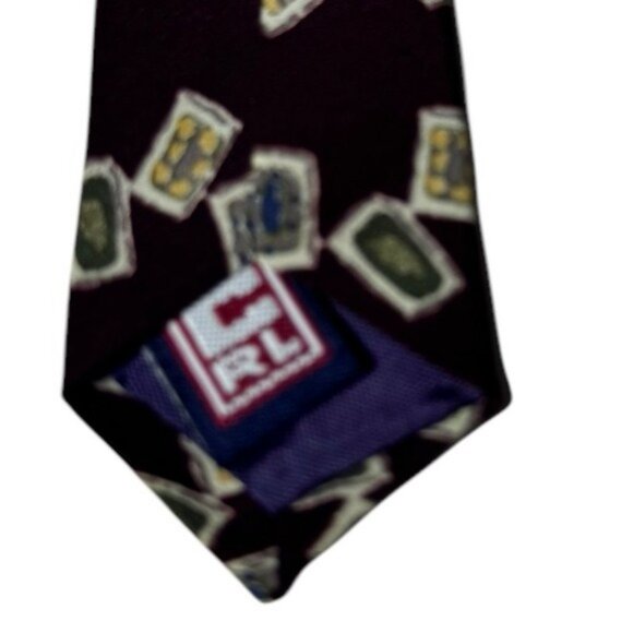 Vintage Ralph Lauren Chaps Silk Tie Quiet Luxury Old Money Striped Forma… - Picture 3 of 9